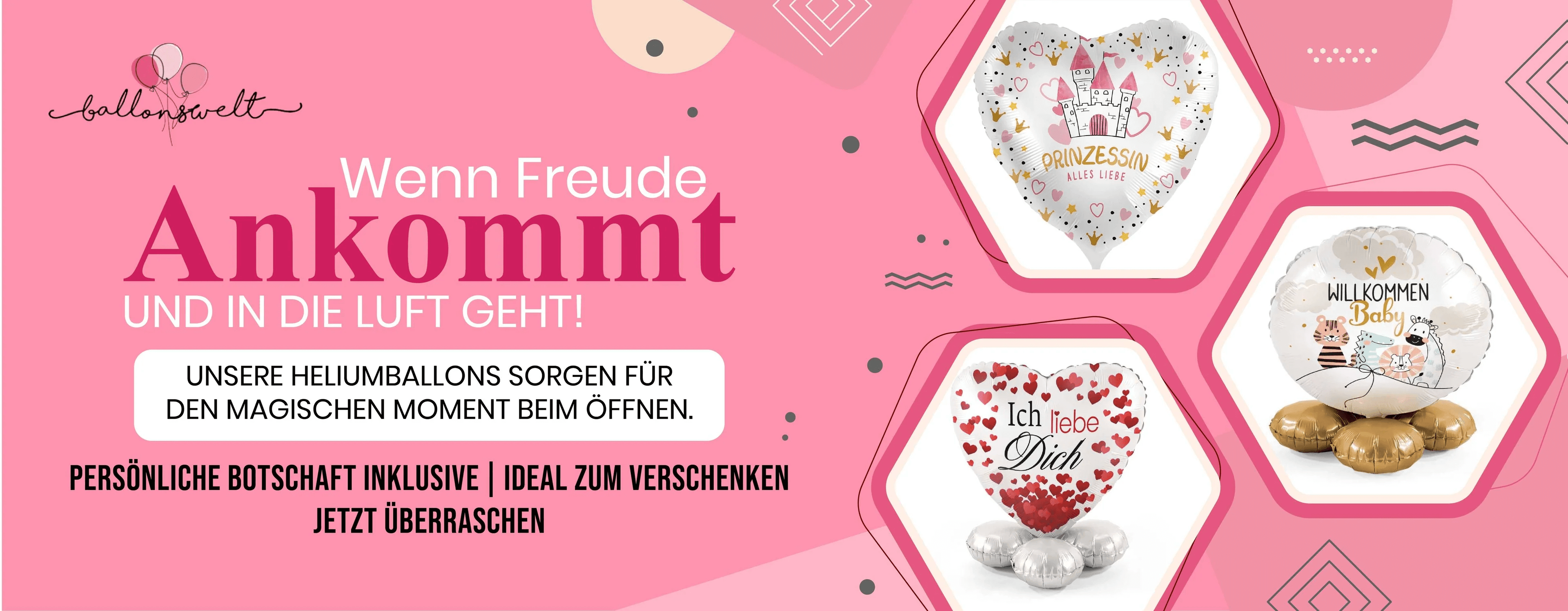 Unsere Heliumballons sorgen für den magischen moment beim öffnen. Ideal zum verschenken jetzr überraschen